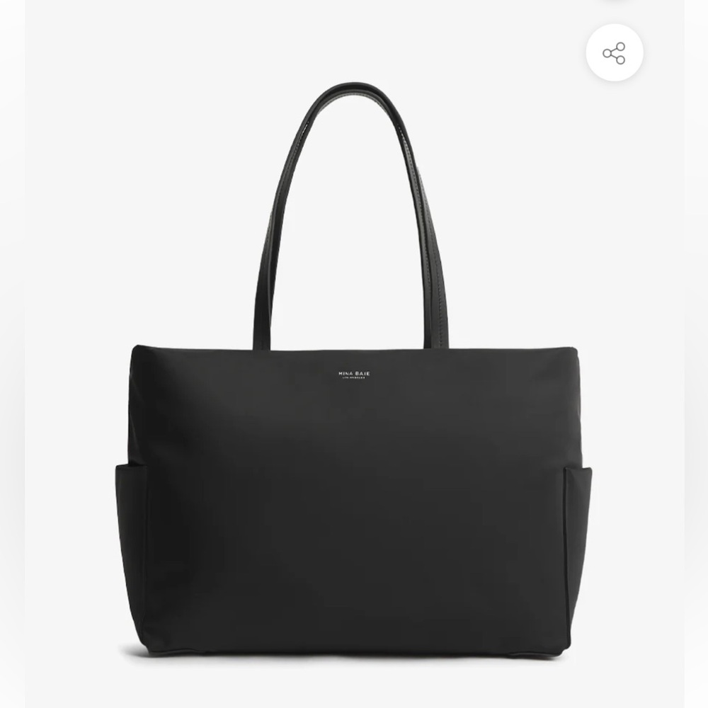 MINA BAIE The Nika Tote in ‘Black /Black’